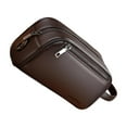 thumbnail image 1 of tamizeot Men's Handbag Phone Card Holder Large Purse Capacity Wrist with Strap Clutch Brown with Lock, 1 of 6