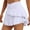 71#White, variant on UoCefik Womens Tennis Skirt Crossover Golf Skorts Skirts Lightweight Athletic Skirt with 3 Pockets Workout Pickleball Black L