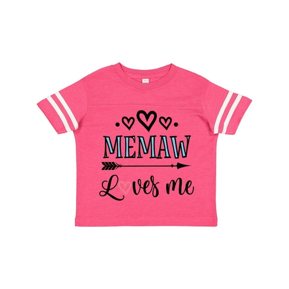 Inktastic Memaw Grandma Loves Me Girls Toddler T-Shirt
