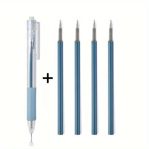 Actualice sus suministros de manualidades con este juego de bolígrafos de 5/6 piezas Art Utility Knife - ¡Perfecto para álbumes de recortes, cortes y más!