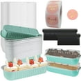 thumbnail image 1 of Aluminum Foil Mini Loaf Pans With Lids 50 Pack 6.8oz Rectangle Baking Cups Muffin Tins, 1 of 6