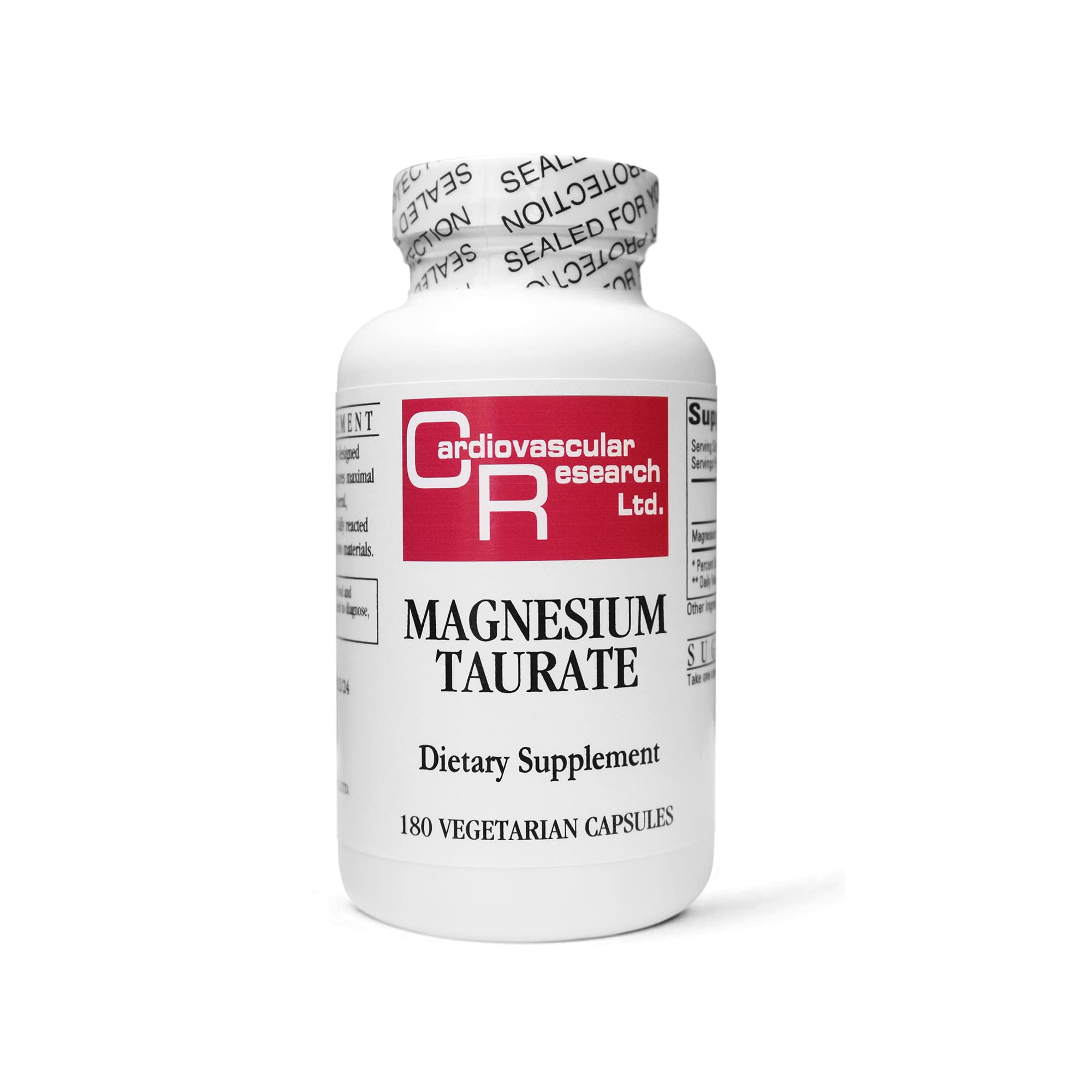 Cardiovascular Research Magnesium Taurate 125 mg, Creamy White, 180