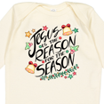 thumbnail image 4 of Inktastic Jesus is the Reason for the Season Christmas Bells and Stars Boys or Girls Long Sleeve Baby Bodysuit, 4 of 5