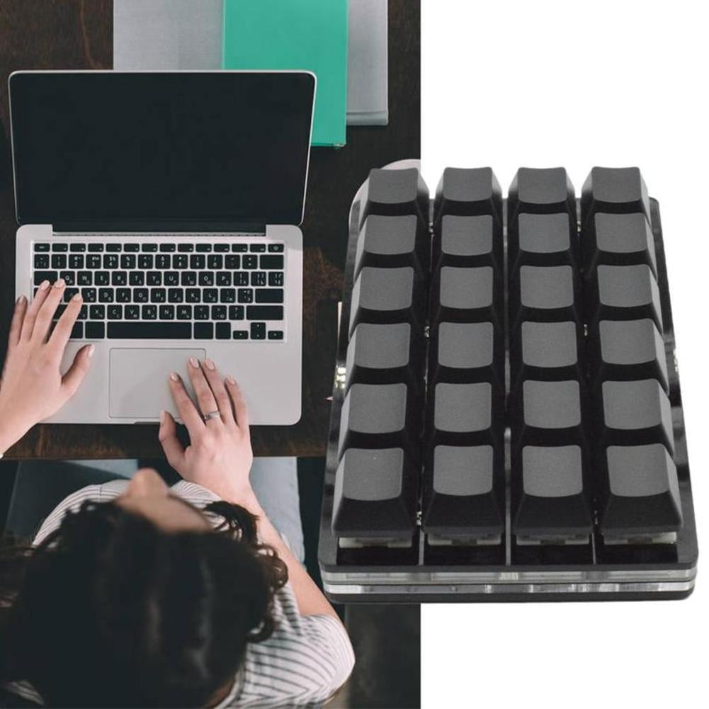 Soug Black 24-key Keypad Mechanical Keyboards Custom Shortcut Keys Programmables New