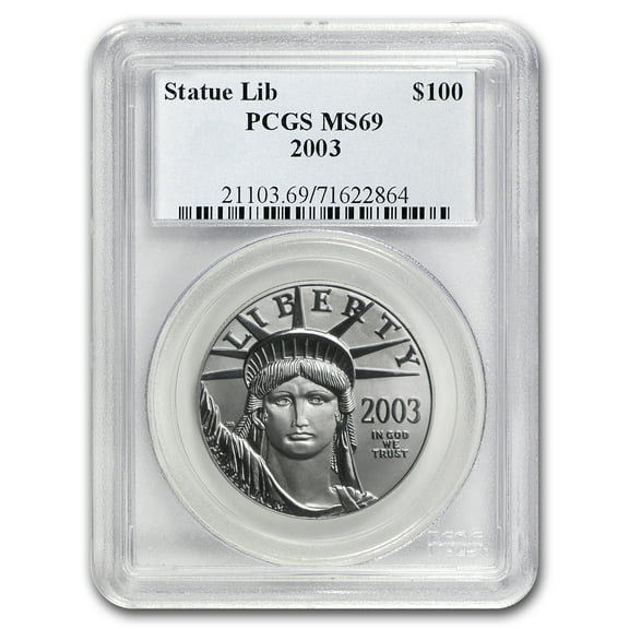 2003 1 oz American Platinum Eagle MS-69 PCGS