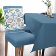 thumbnail image 5 of Chair Covers Ocean Shells Boho Dining Chair Slipcovers Blue Coral Starfish Stretch Removable Chair Seat Protector Party Decoration Set of 1, 5 of 6