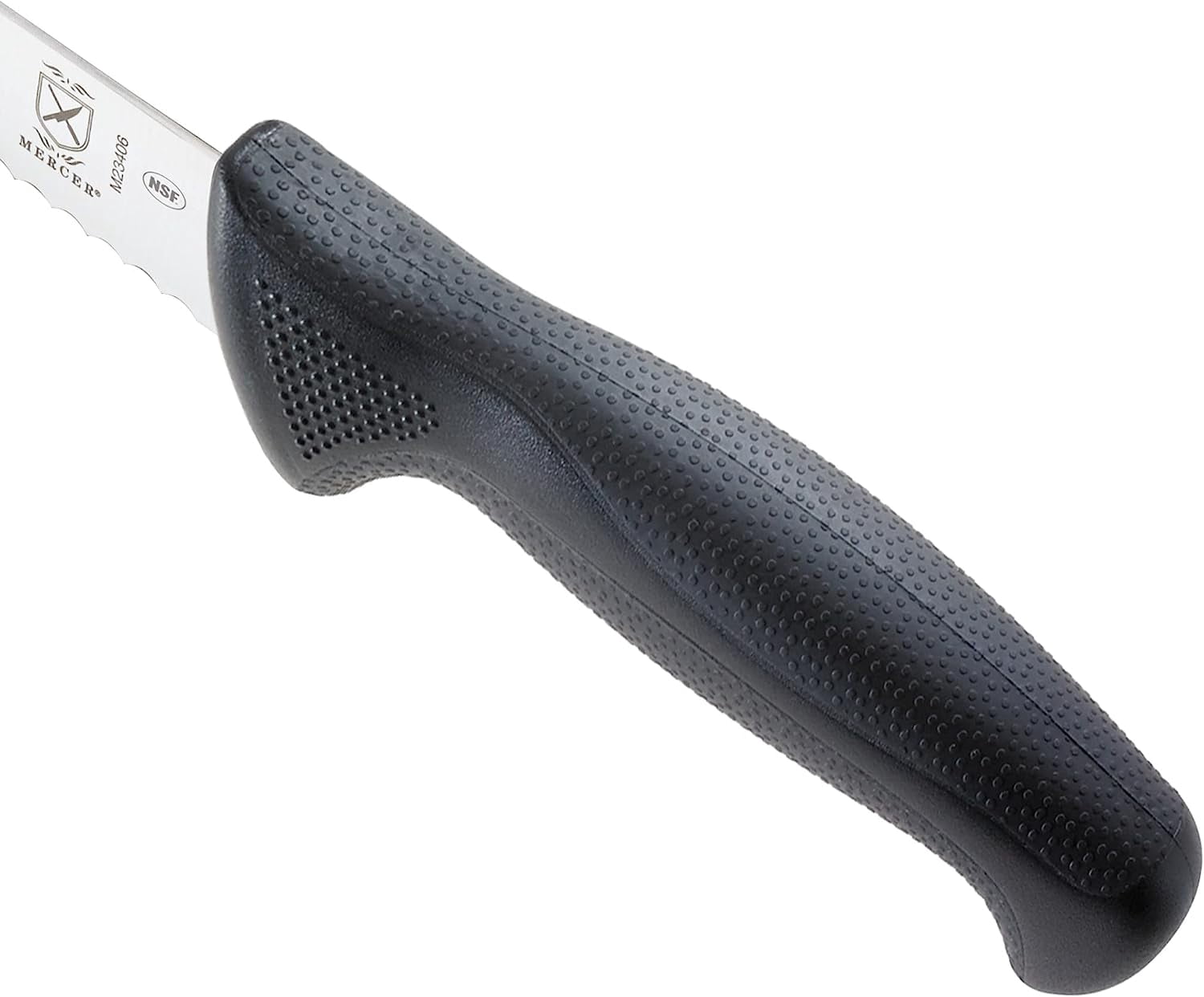M23406 Millennia Black Handle, 6-Inch Wavy Edge, Utility Knife