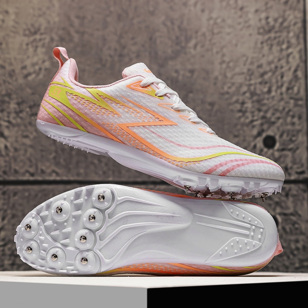 ChiVerve Track and Field Shoes for Men Women 8 Spikes Boys and Girls Kids Running Racing Shoes