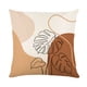 thumbnail image 4 of Un paquete de 4 fundas de cojín con estampado en contraste, fundas de almohada de 45 x 45 cm, fundas de almohada cuadradas decorativas modernas, fundas de almohada de lino para sofá, coche, dormitorio, 4 of 5