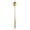 A #010, variant on 7-Inch Flower Spoon Coffee Teaspoon, Stainless Steel Coffee Teaspoon, Drink Stirring Spoon for Dessert, Coffee, Ice Cream, Tea (Gold)