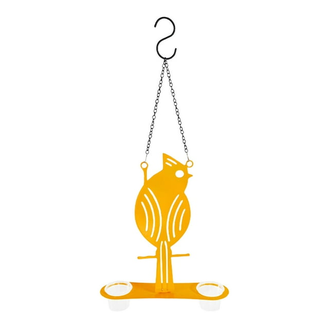 koolsoo Hanging Oriole Bird Feeder Drinking Containers for Jelly and Oranges Outside