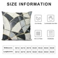 thumbnail image 5 of Decorative Throw Pillow Cover Geometry Decor Square Cushion Covers Outdoor Balcony Pillows Case for Sofa Bed Chair, 5 of 5