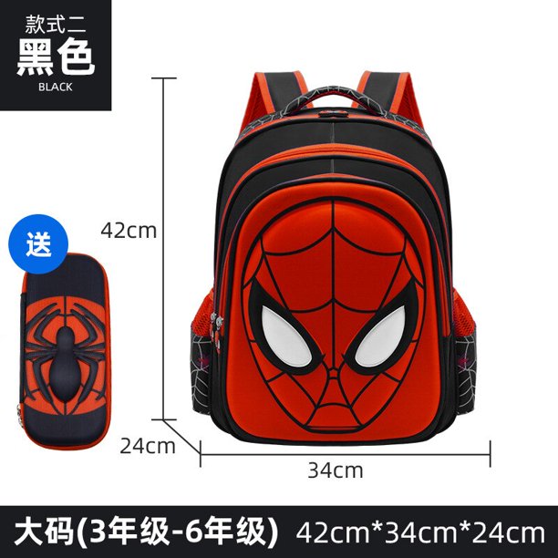 Mochila Disney Spider-Man para niños, mochila con patrón de Spiderman para jardín de infantes, regalos zhangyuxiang unisex