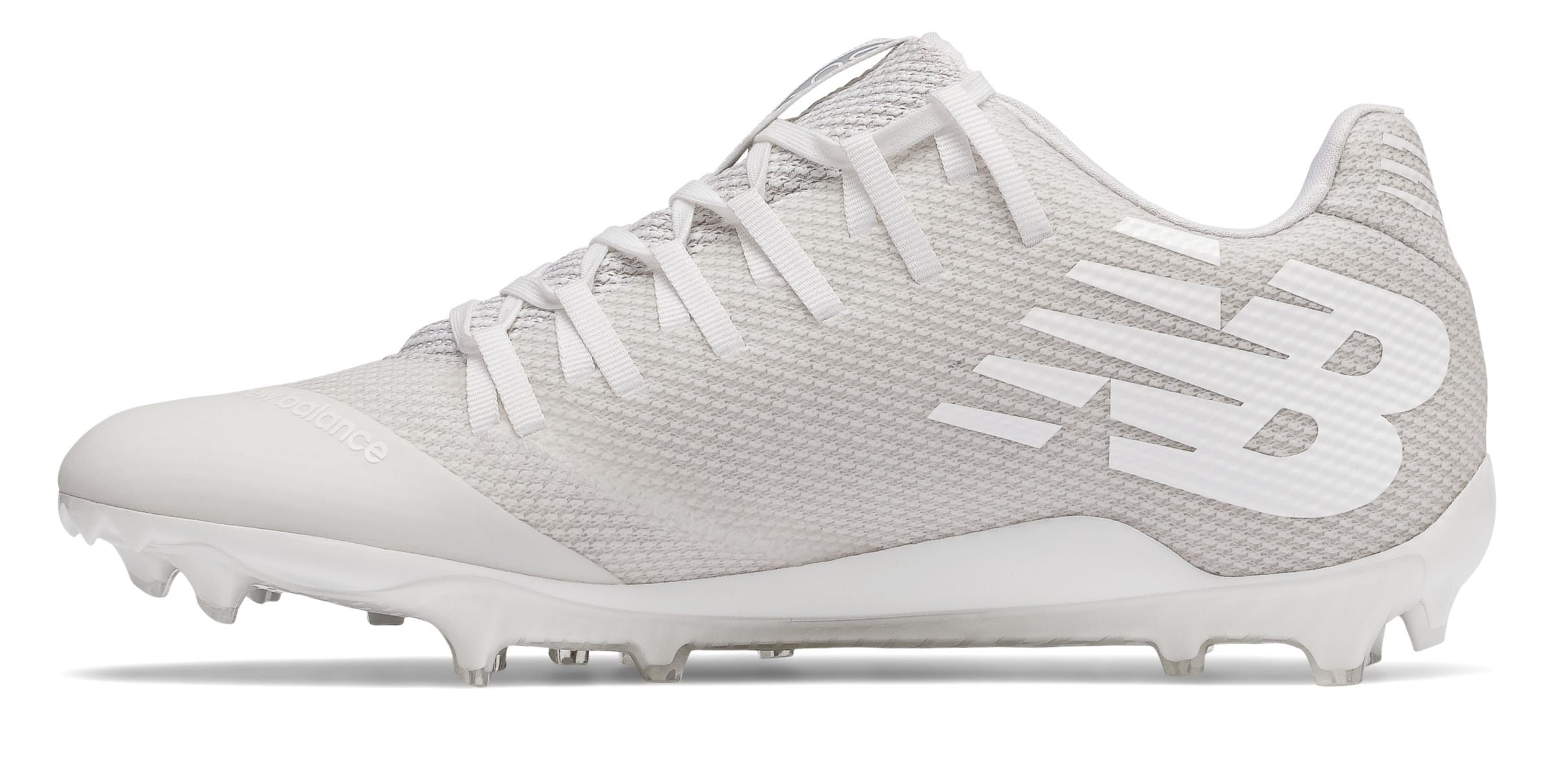 New Balance Men s Low Cut Burn X Lacrosse Cleat Shoes White