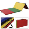Costway 4x8x2 PU Gymnastics Mat Gym Folding Panel Yoga Exercise Tumbling Pad 4 Colors