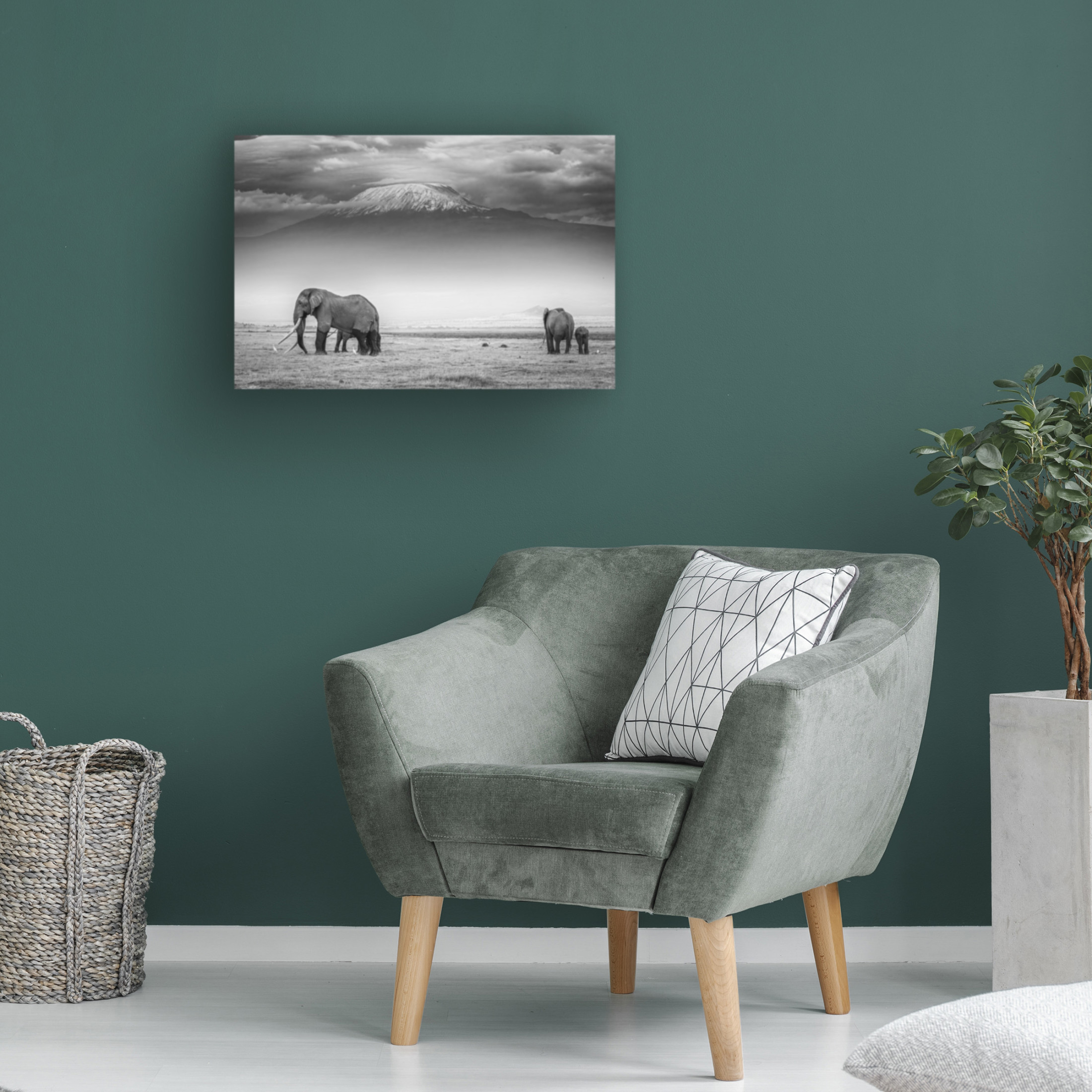 Canvas Wall Art - Jeffrey C. Sink 'The Land Of Giants' Wall Art for Living Room, Bedroom, or Office Décor by Trademark Fine Art - 24 x 16 Inches