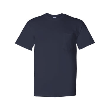 DryBlend Pocket T-Shirt, S, Navy