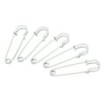 thumbnail image 1 of Uxcell Safety Pins 1.97 Inch Large Metal Sewing Pins White 50Pcs, 1 of 5