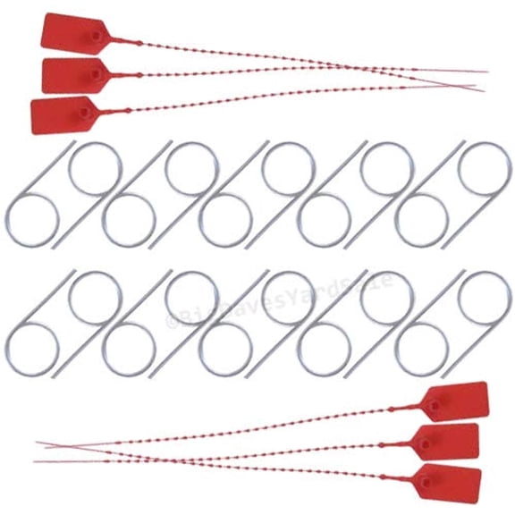 22 - Tamper Seals (RED) and 20 - Fire Extinguisher Pull Pins
