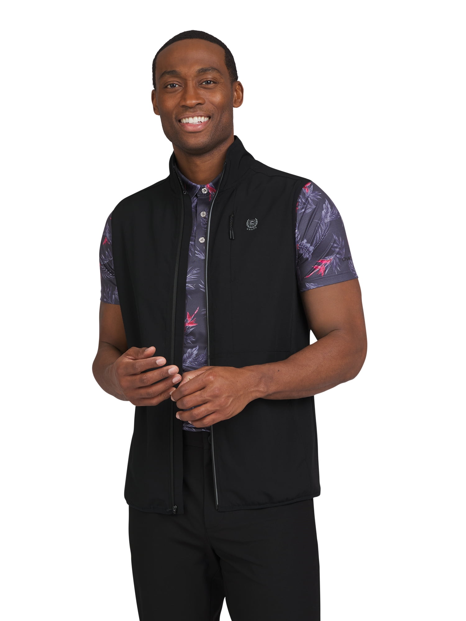 Chaps Men's Golf Woven Vest
