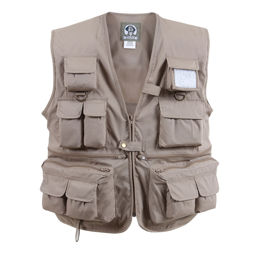 MENS Travel Photographers Touring Vest Fishing Gaming Camping Outdoor Vest 
