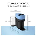 thumbnail image 3 of Nespresso Vertuo Pop+ Coffee and Espresso Machine by De'Longhi, Pacific Blue, 3 of 9