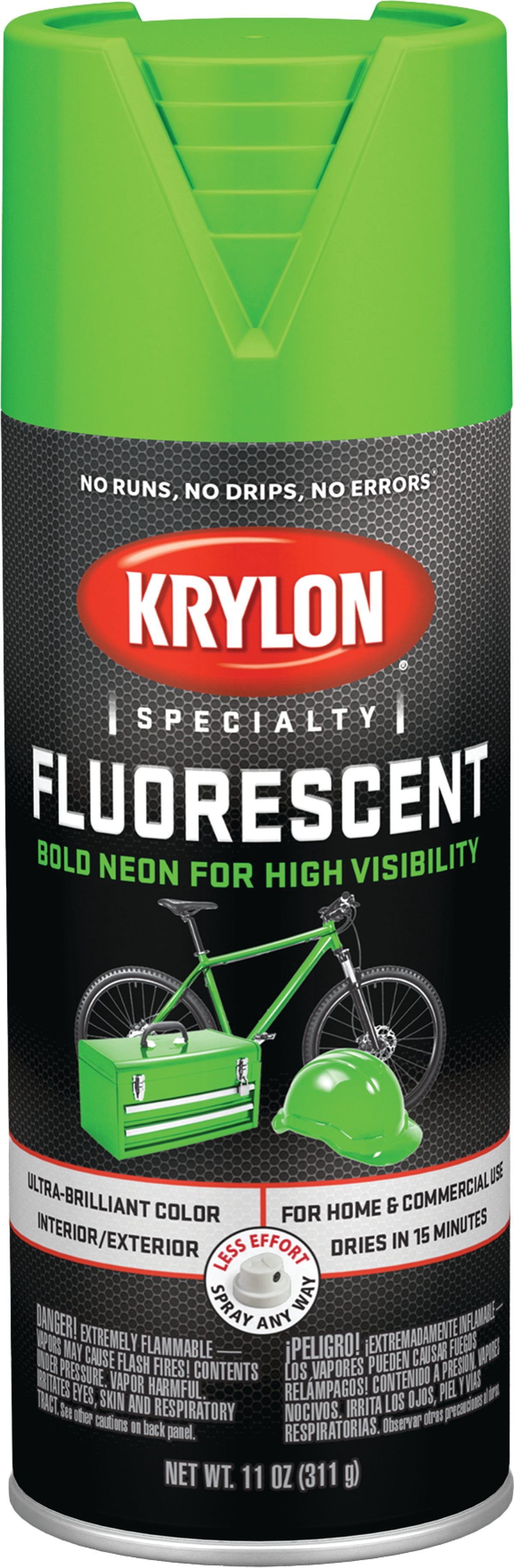 Krylon Krylon Fluorescent Spray Paint 11 Oz., Green