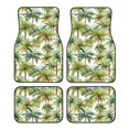 thumbnail image 1 of Fotbe Green Hawaii Palms Juego de 4 Tapetes para Auto con Estampado – Alfombrillas de Goma Reforzada, Diseño Antideslizante, Protección para Todo el Año – Vehículos, Autos, Camionetas y SUVs, 1 of 7