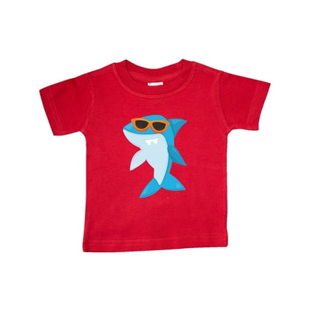 

Inktastic Cool Shark Shark Wearing Sunglasses Cute Shark Gift Baby Boy or Baby Girl T-Shirt