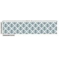 thumbnail image 2 of Ambesonne Winter Fabric by the Yard Upholstery, Classical Floral Damask, 1 Yard, Pale Blue White Grey, 2 of 4
