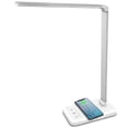 thumbnail image 1 of Lámpara de escritorio multifuncional, lámpara de escritorio LED de bajo consumo con cargador inalámbrico rápido de 10 W y puerto de carga USB de 5 V/2 A, 35 opciones de brillo, lámpara de escritorio, 1 of 5