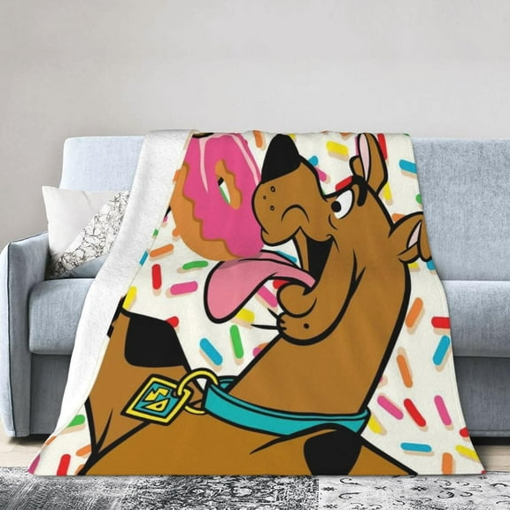 Scooby-Doo Blanket Warm Throw Blanket Unique Gifts Room Decor Blanket Soft Cozy Flannel Blanket 40"x30"