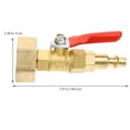 thumbnail image 2 of SASABAXI Winterize Adapter Brass Blowout Fitting for Rv Water System Quick Disconnect Hose Fittings, 2 of 5