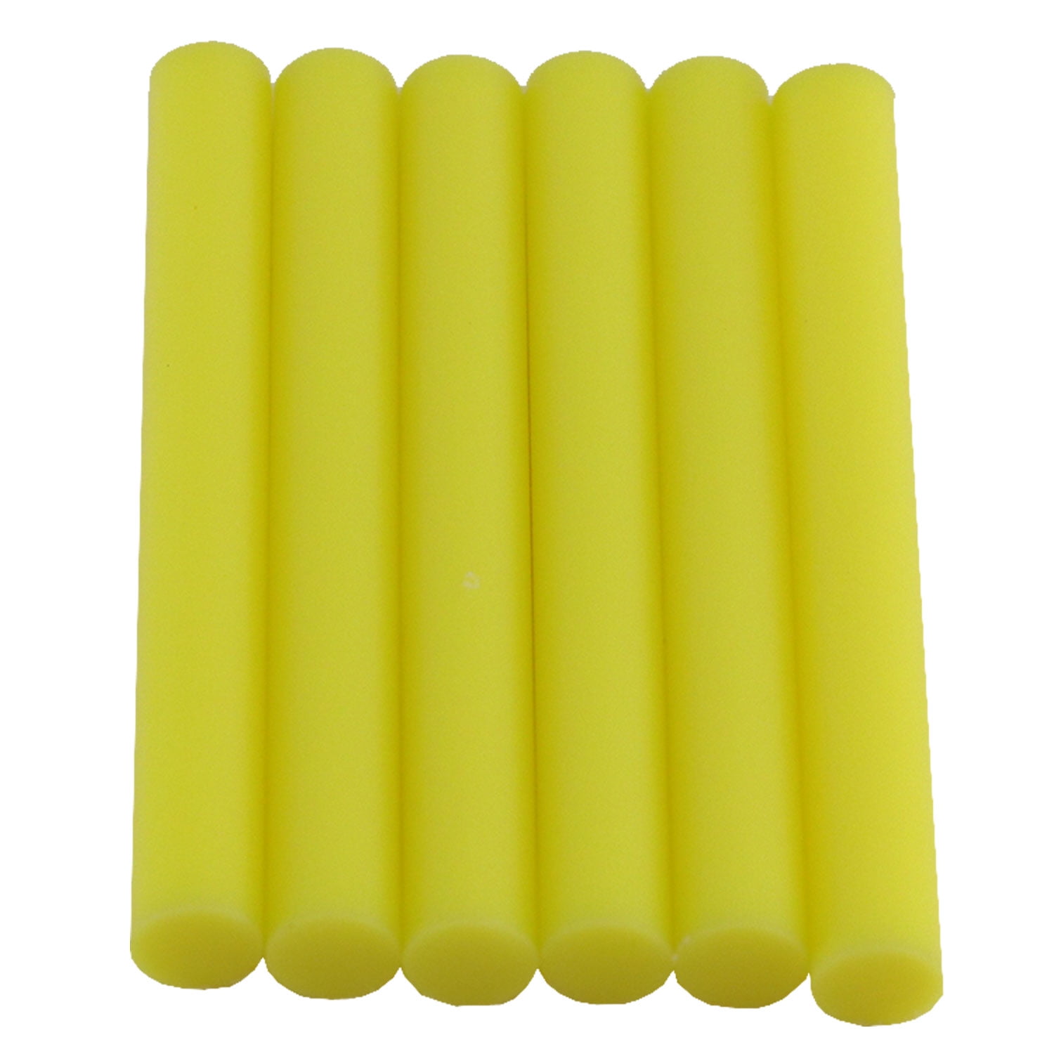 Yellow Colored Full Size Hot Glue Sticks