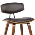 thumbnail image 6 of Hawthorne Collections 25.5" Modern Faux Leather Counter Stool in Brown, 6 of 8