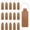 Brown, variant on Leather Keychain Blanks Bulk Rectangle Laser Engraving Kit Brown -