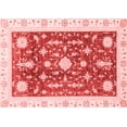 thumbnail image 1 of Ahgly Company Indoor Rectangle Abstract Red Modern Area Rugs, 7' x 10', 1 of 4