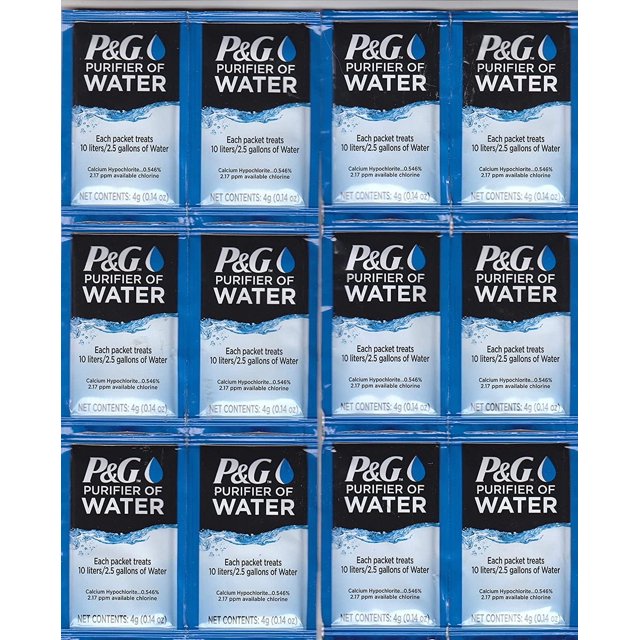 Purificador de agua P&G Purificador de agua portátil (12 paquetes)