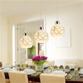 thumbnail image 4 of Plug In Ceiling Lights Modern Minimalist Dining Room Kitchen Island Glass White Over Kitchen Sink Light Hanging Pendant Light, 4 of 4