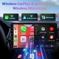 thumbnail image 4 of 【2+32G】10 inch Car Stereo Radio for Mitsubishi ASX 2013-2015, for Outlander Sport 2011-2017, Android 13 IPS Touchscreen Stereo Wireless CarPlay&Android Auto,Support GPS BT SWC WiFi FM Backup Camera, 4 of 9