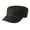 BLACK, variant on DT605 District Mens Infantry Cap Distressed Military Hat