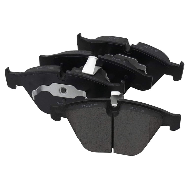 TRQ Brake Pad Front Ceramic Brake Pad LH & RH Set Kit for BMW E60 