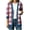Red, variant on Bixock Jeans Cardigan for Womens Open Front Long Sleeve with Pockets Printed Loose Casual Outerwear Fall Winter Coats Daily Wear