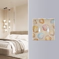 thumbnail image 4 of Yayeee Toggle Light Switch Wall Plate 3-Gang 6.37"x4.48" Decorative Outlet Cover, Watercolor Seashell, 4 of 7