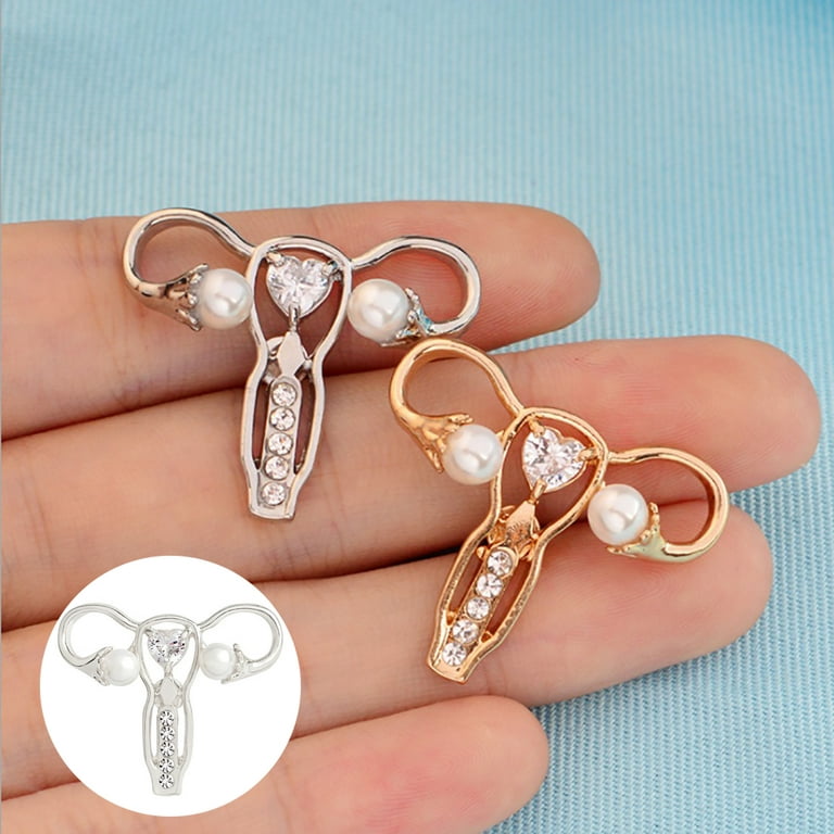  GuDeKe Woemen Pin Feminist Uterus Balls Courage Brooch Cute  Funny Pins Gifts Brooches (1-Pack): Clothing, Shoes & Jewelry