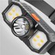thumbnail image 5 of Cabeza De Equitación Carga Usb Luz De Trabajo De Equitación Nocturna Cuentas Led Luz De Vendaje De Cabeza Con Luz Ajustable Continua Para Senderismo Pesca Sweethay OD007928-00, 5 of 7
