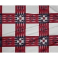 thumbnail image 4 of oneOone Polyester Lycra Fabric Check Ikat Printed Fabric 1 Yard 56 Inch Wide, 4 of 4