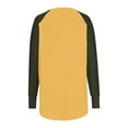 thumbnail image 3 of Kaemgyyd Plus Size Tops for Women Fall Fashion Clothing Long Sleeve Crew Neck Pullover Oversized Color Block Shirt with Thumb Hole, 3 of 4