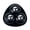 Black, variant on 360 Degree Adhesive Casters, No Drilling Silent Small Pulleys with Three Ball Bearings, 4-Pack for Furniture, Heavy Duty Load-Bearing, Wear-Resistant Household Hardware