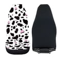 thumbnail image 6 of XYZCANDO Set of 2 Auto Seat Covers Set for Interior Car Seat Covers Protector Decorative, SUV Van Sedan Car Front Seat Covers, Cowhide Pattern, 6 of 10